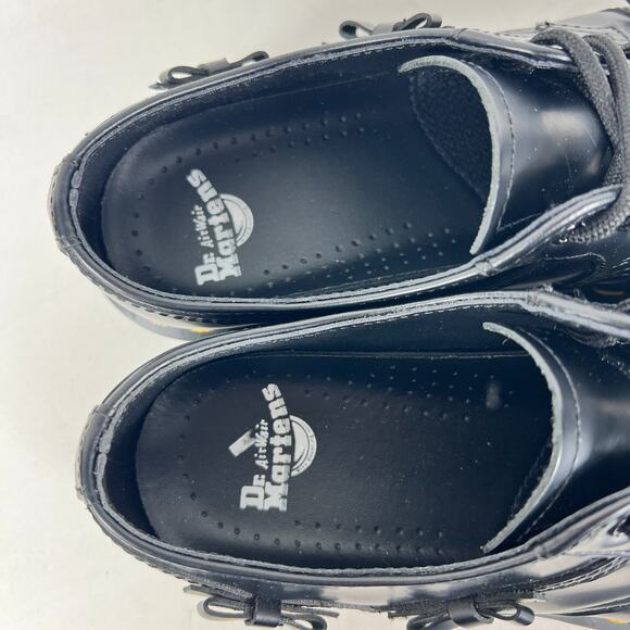 Dr. Martens 1461 Bow Oxford Women's 6 Black Smooth Leather Lace Up Comfort Shoes - Picture 9 of 10